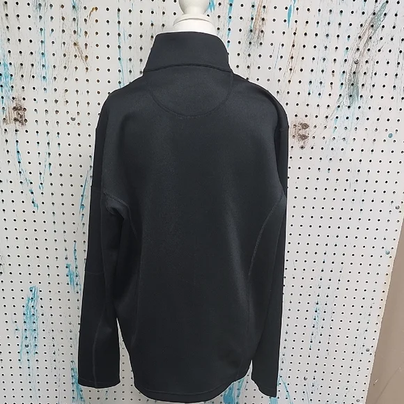 UNTUCKit Mazzano Quarter Zip Pullover Mens Medium Black - Picture 7 of 7